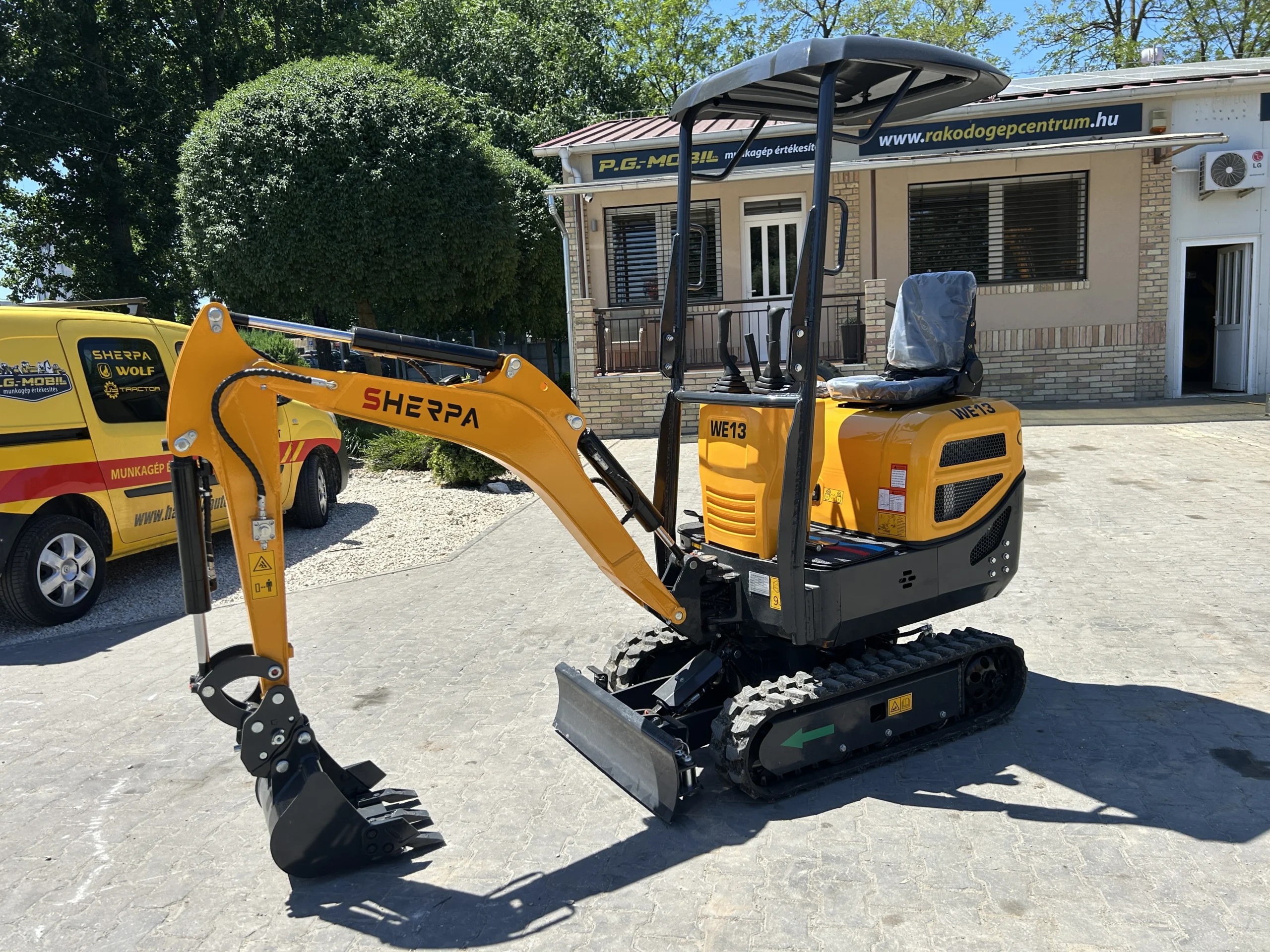 SHERPA WE13 Yanmar motoros mini kotró