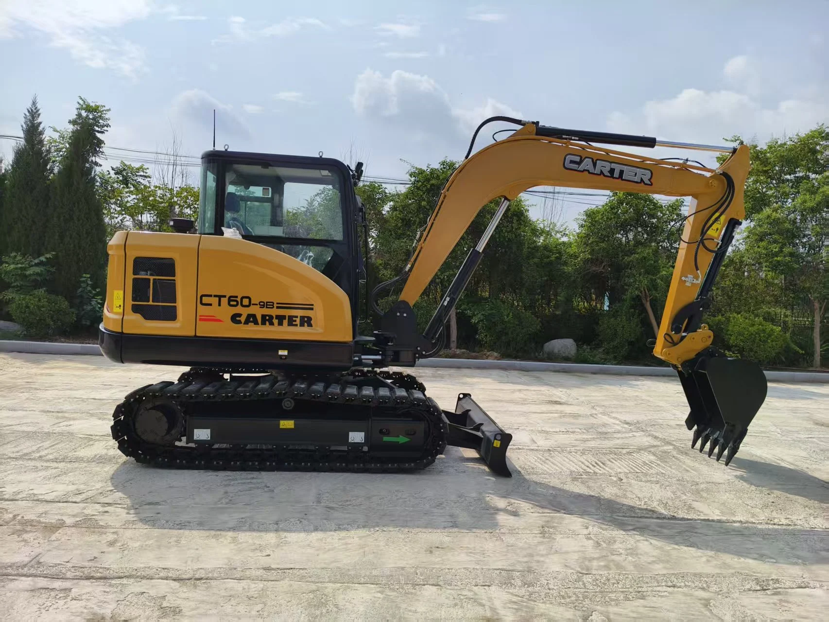 CARTER CT60  Yanmar Motoros Gumihevederes Forgókotró